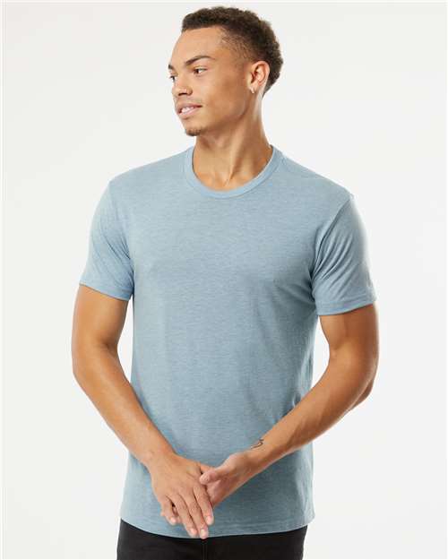 Custom Embroidered  Next Level Triblend T-Shirt 6010 Vintage Stonewash Denim