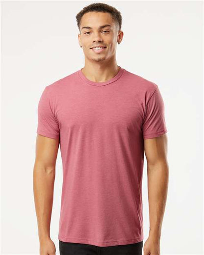 Custom Embroidered  Next Level CVC T-Shirt 6210 Heather Mauve