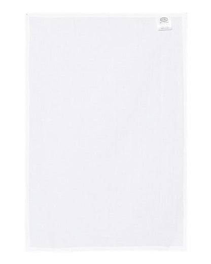 Custom EmbroideredCarmel Towel Company Tea Towel 10253 White