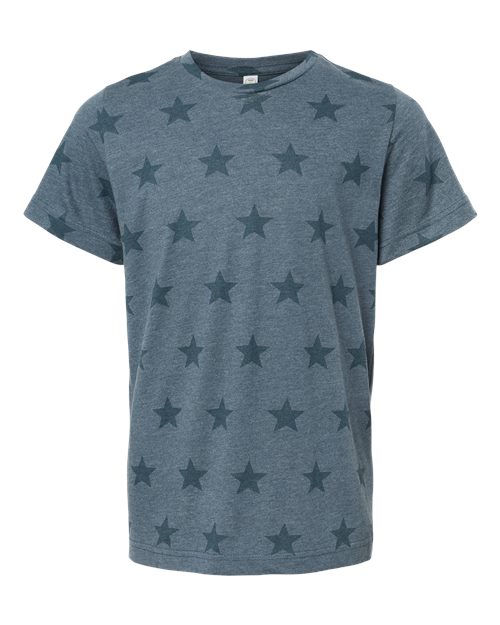 Code Five Youth Star Print Tee 2229