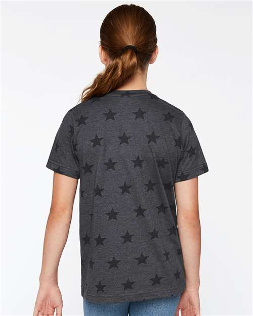 Code Five Youth Star Print Tee 2229