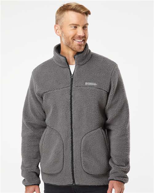 Columbia Rugged Ridge™ II Sherpa Fleece Full-Zip 191111 Custom Embroidered Business Logo