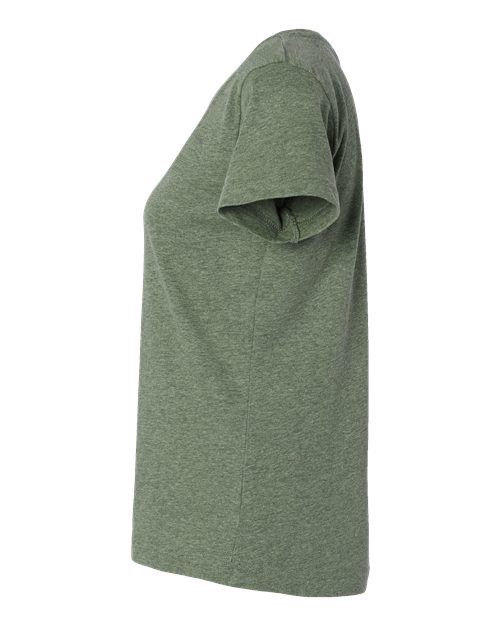 LAT Women's Fine Jersey Tee 3516 Bamboo Blackout