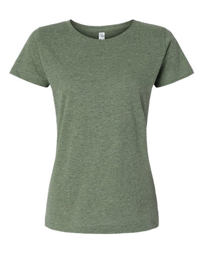 LAT Women's Fine Jersey Tee 3516 Bamboo Blackout