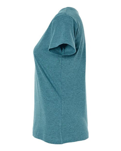 LAT Women's Fine Jersey Tee 3516 Surf Blackout