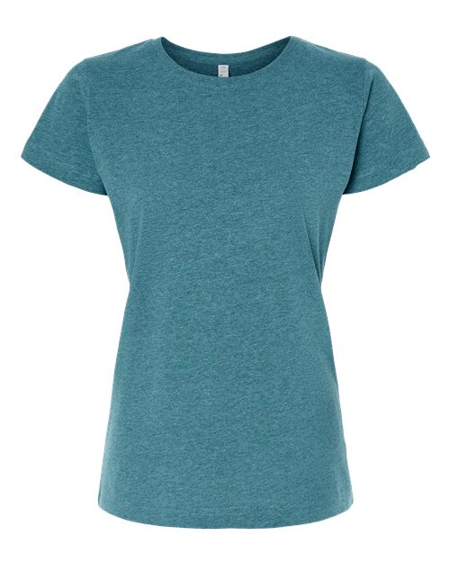 LAT Women's Fine Jersey Tee 3516 Surf Blackout
