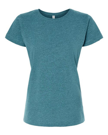 LAT Women's Fine Jersey Tee 3516 Surf Blackout