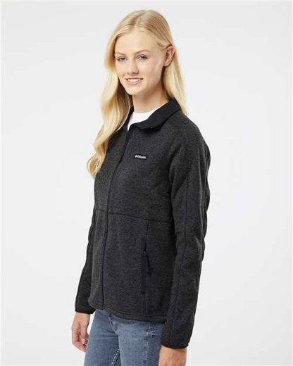 Columbia Women's Sweater Weather™ Fleece Full-Zip 195893 Custom Embroidered Business Logo