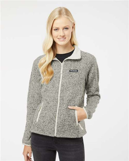 Columbia Women's Sweater Weather™ Fleece Full-Zip 195893 Custom Embroidered Business Logo