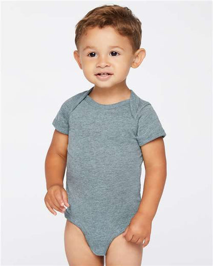 Rabbit Skins Infant Fine Jersey Bodysuit 4424 Ice Blackout