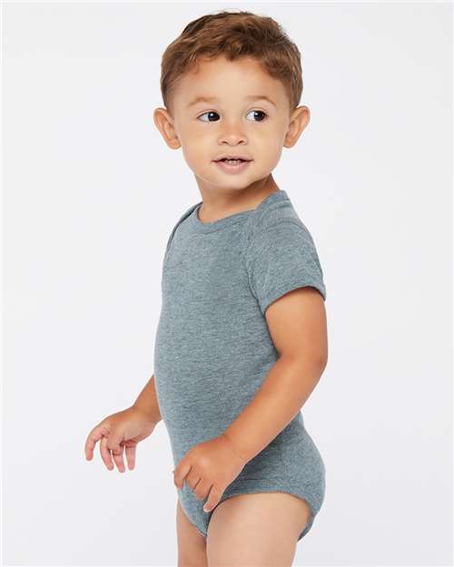 Rabbit Skins Infant Fine Jersey Bodysuit 4424 Ice Blackout