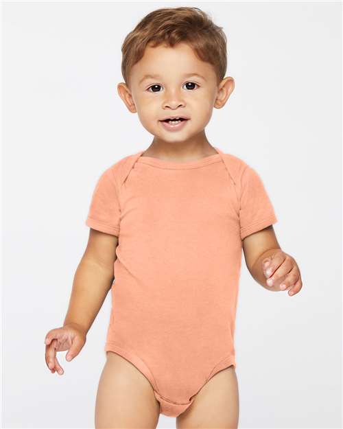 Rabbit Skins Infant Fine Jersey Bodysuit 4424 Sunset