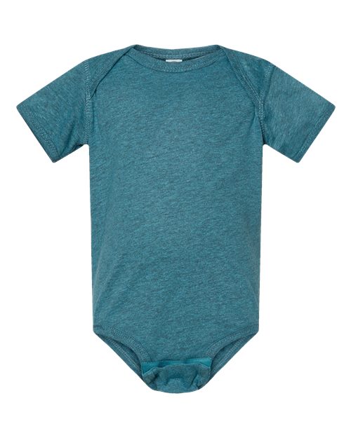 Rabbit Skins Infant Fine Jersey Bodysuit 4424 Surf Blackout