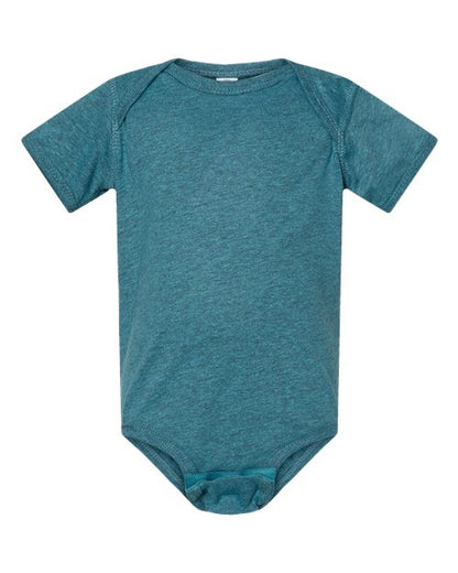 Rabbit Skins Infant Fine Jersey Bodysuit 4424 Surf Blackout