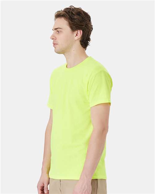 Hanes Essential-T T-Shirt 5280 Safety Green