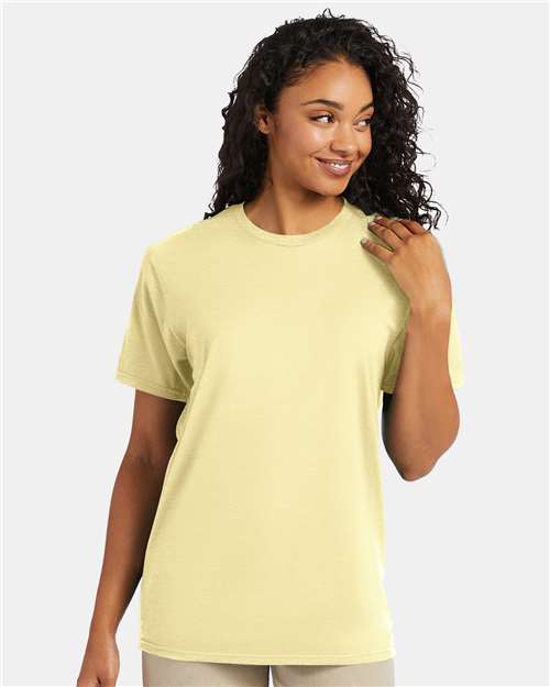 Hanes Perfect-T T-Shirt 4980 Lemon Meringue Heather