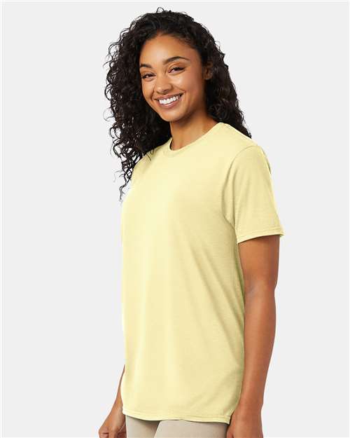 Hanes Perfect-T T-Shirt 4980 Lemon Meringue Heather