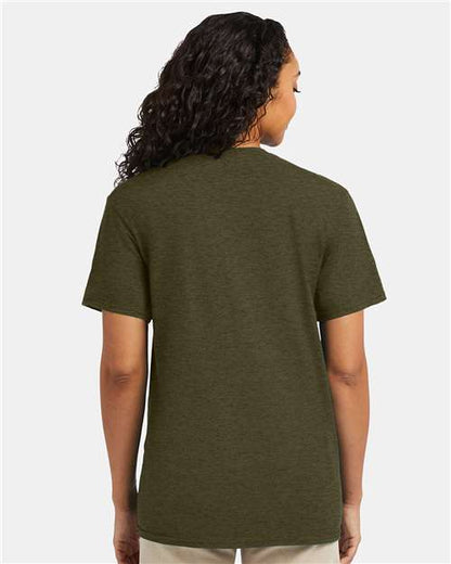 Hanes Perfect-T T-Shirt 4980 Military Green Heather