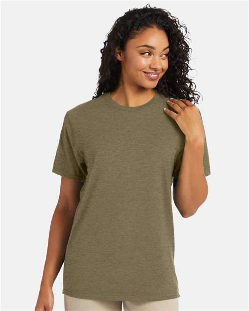Hanes Perfect-T T-Shirt 4980 Oregano Heather