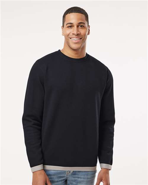 Custom Embroidered  LAT The Statement Fleece Crewneck Sweatshirt 6789  