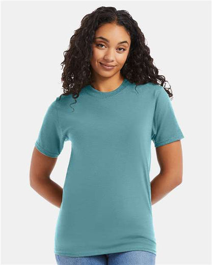 Custom Embroidered  Hanes Beefy-T® T-Shirt 5180 Green Clay