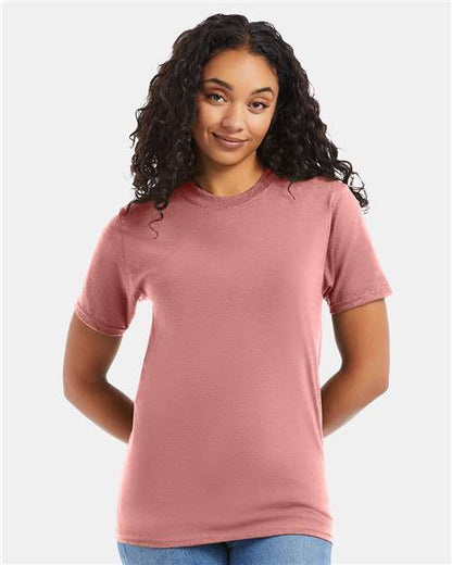 Custom Embroidered  Hanes Beefy-T® T-Shirt 5180 Mauve