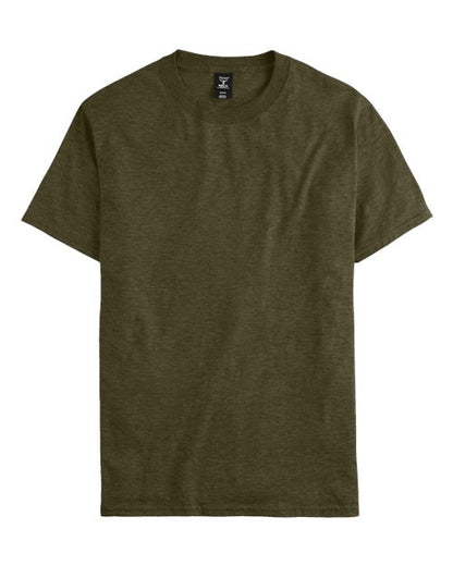 Hanes Beefy-T® T-Shirt 5180 Military Green Heather