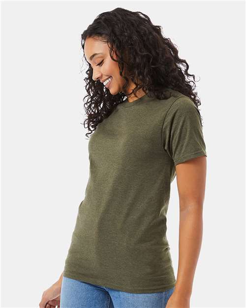 Hanes Beefy-T® T-Shirt 5180 Military Green Heather