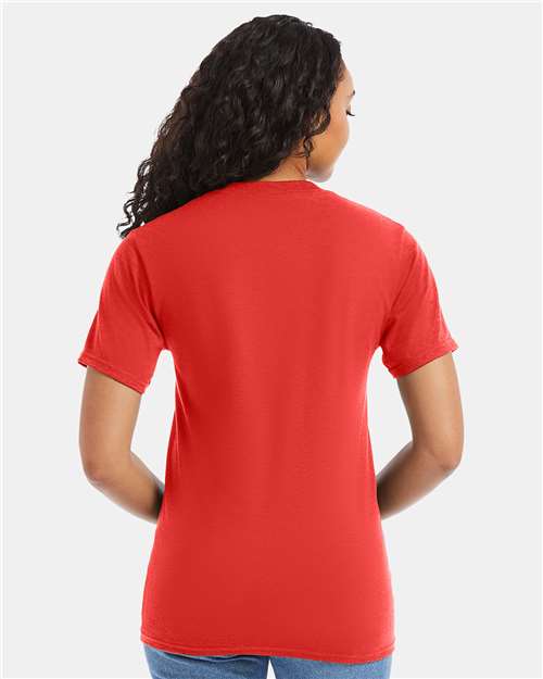 Hanes Beefy-T® T-Shirt 5180 Poppy Red
