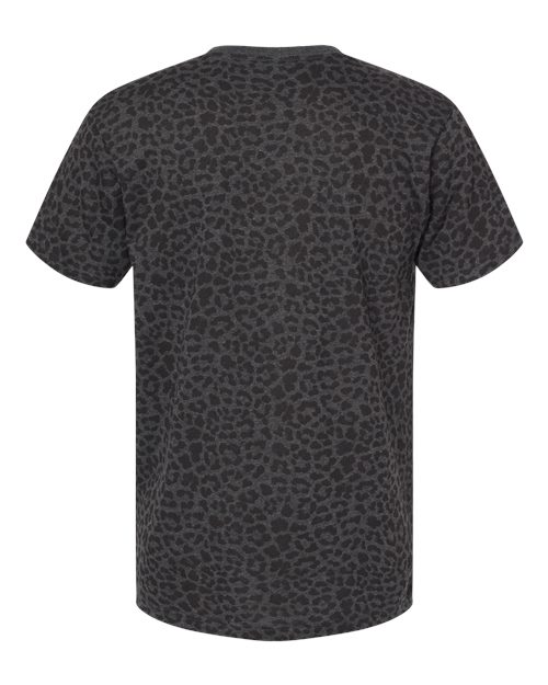 LAT Fine Jersey Tee 6901 Black Leopard