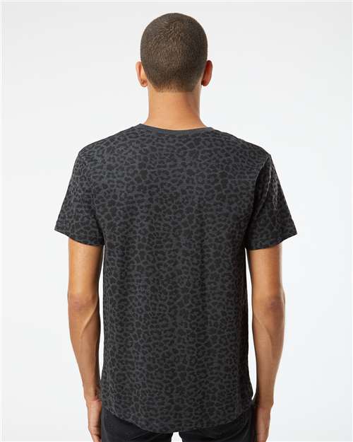 LAT Fine Jersey Tee 6901 Black Leopard