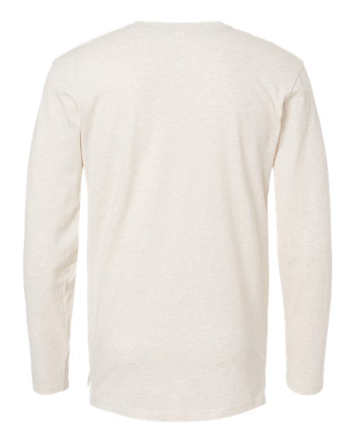 LAT Fine Jersey Long Sleeve Tee 6918 Natural Heather