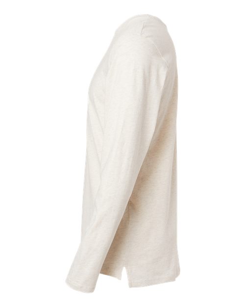 LAT Fine Jersey Long Sleeve Tee 6918 Natural Heather