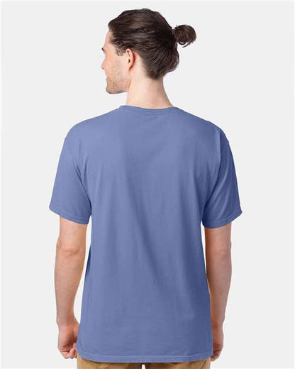 ComfortWash by Hanes Garment-Dyed T-Shirt GDH100 Frontier Blue