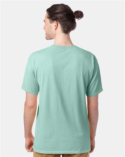 ComfortWash by Hanes Garment-Dyed T-Shirt GDH100 Honeydew