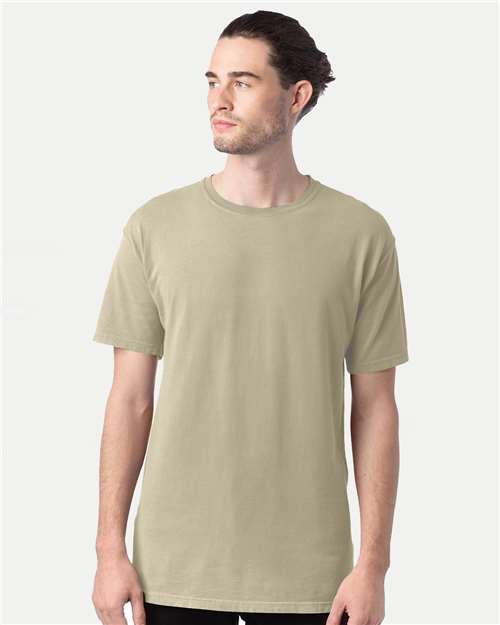 Custom Embroidered  ComfortWash by Hanes Garment-Dyed T-Shirt GDH100 Faded Fatigue