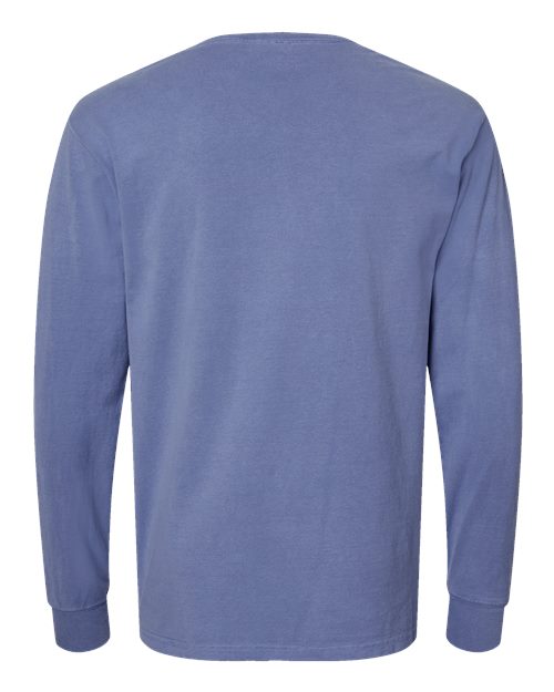 ComfortWash by Hanes Garment-Dyed Long Sleeve T-Shirt GDH200 Frontier Blue