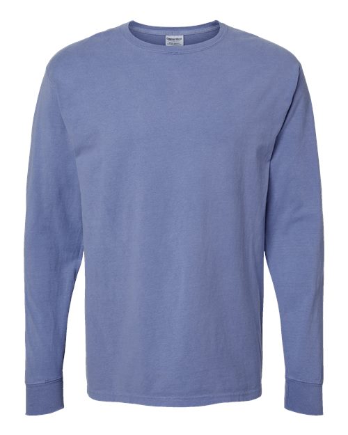 ComfortWash by Hanes Garment-Dyed Long Sleeve T-Shirt GDH200 Frontier Blue