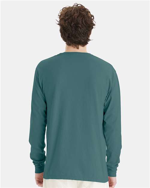 ComfortWash by Hanes Garment-Dyed Long Sleeve T-Shirt GDH200 Cactus