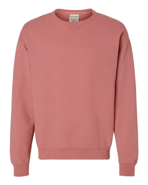 ComfortWash by Hanes Garment-Dyed Crewneck Sweatshirt GDH400 Mauve