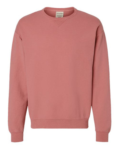 ComfortWash by Hanes Garment-Dyed Crewneck Sweatshirt GDH400 Mauve