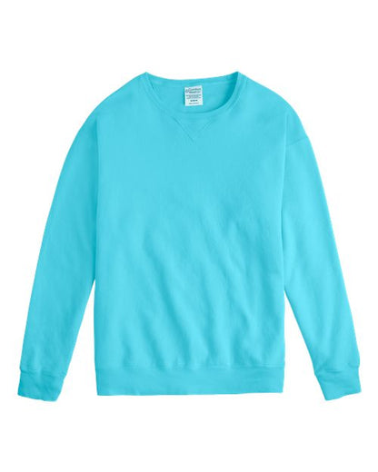ComfortWash by Hanes Garment-Dyed Crewneck Sweatshirt GDH400 Freshwater