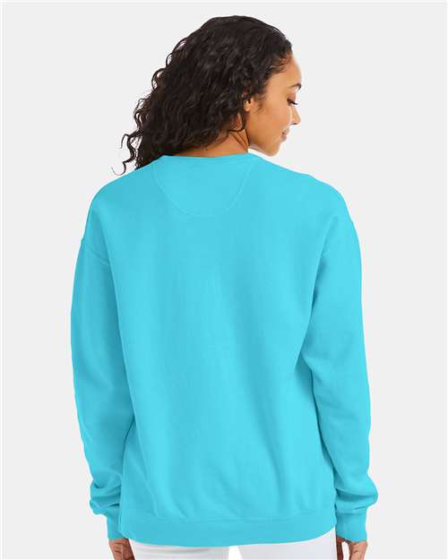 ComfortWash by Hanes Garment-Dyed Crewneck Sweatshirt GDH400 Freshwater