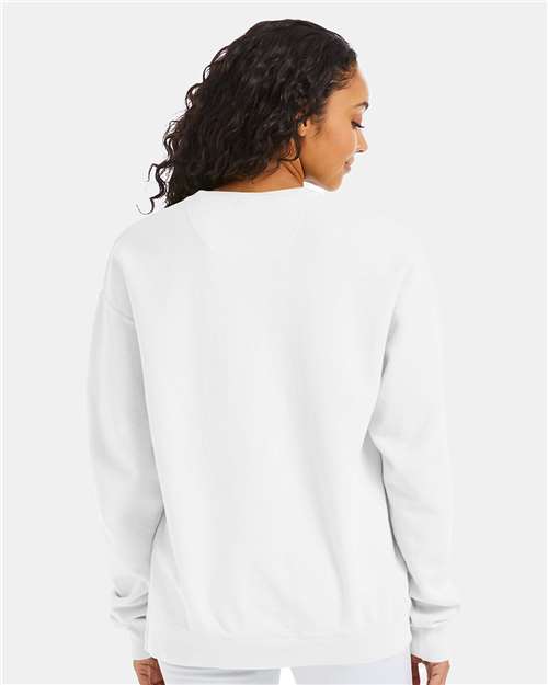 ComfortWash by Hanes Garment-Dyed Crewneck Sweatshirt GDH400 White