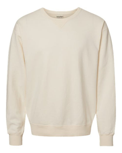 ComfortWash by Hanes Garment-Dyed Crewneck Sweatshirt GDH400 Parchment