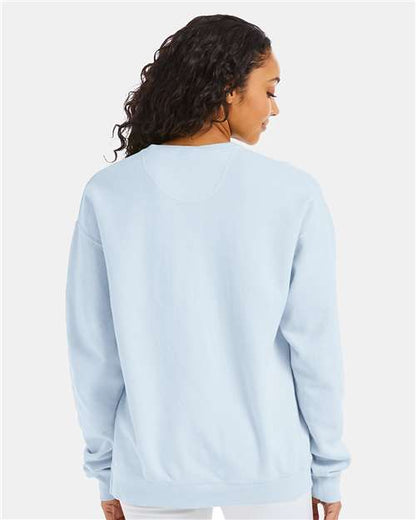 ComfortWash by Hanes Garment-Dyed Crewneck Sweatshirt GDH400 Soothing Blue