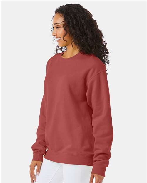 ComfortWash by Hanes Garment-Dyed Crewneck Sweatshirt GDH400 Nantucket Red