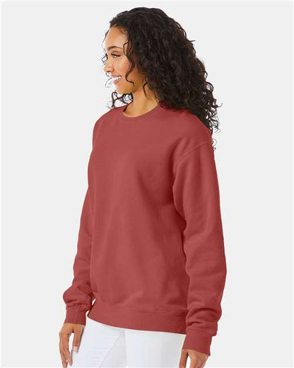 ComfortWash by Hanes Garment-Dyed Crewneck Sweatshirt GDH400 Nantucket Red