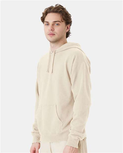 ComfortWash by Hanes Garment-Dyed Unisex Hooded Sweatshirt GDH450 Parchment