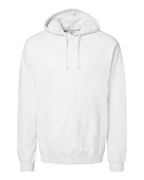 ComfortWash by Hanes Garment-Dyed Unisex Hooded Sweatshirt GDH450 White
